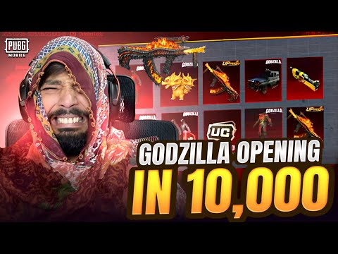 My Favorite Godzilla Crate Opening In $10,000UC ๐ฅต | Lucky Spin Crate Opening