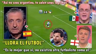 SE QUIEBRAN! PERIODISTAS ESPAÑOLES Y de TODO el MUNDO LLORAN tras RETIRO de MESSI ARGENTINA VS BENIN