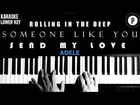 🎵 ADELE Karaoke SONGS 🎵 ROLLING IN THE DEEP / SOMEONE LIKE YOU / SEND MY LOVE