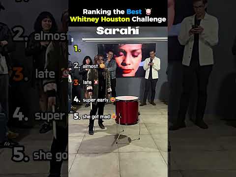 Best Whitney Houston Drum Challenge Moments (new)