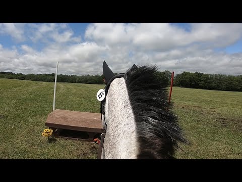 BABY HORSE’S 1ST HORSE TRIAL (XC GOPRO)