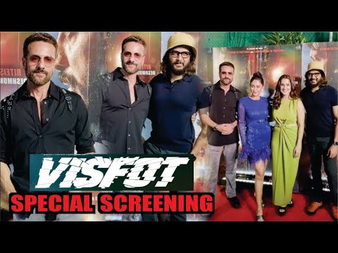 "VISFOT" | Special Screening | Riteish Deshmukh, Fardeen Khan, Varun Sharma, Krystle D, Aditya Seal