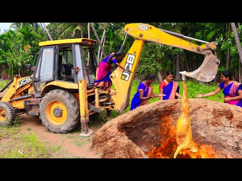 Roasted A Full Goat | Can't Do Without An Excavator | Underground Cooking