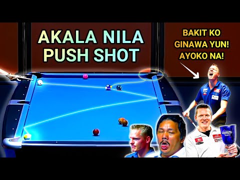 AKALA NILA PUSH SHOT, MAGIC PALA NI EFREN | Terminator ng Europa nahulog sa sariling bitag