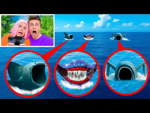 мой дрон поймал SEA EATER, EL GRAN MAJA И BLOOP В РЕАЛЬНОЙ ЖИЗНИ!