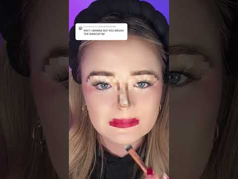 BLENDING PIXEL MAKEUP ?? #makeup #stopmotion