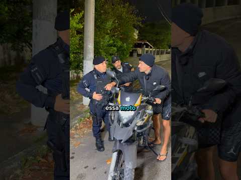 Pegou a moto errada e deu ruim #fyp #fy #police #humor