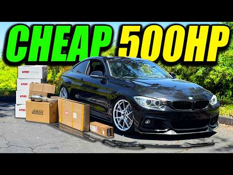 Building My CHEAP BMW to 500HP! (FULL TRANSFORMATION)