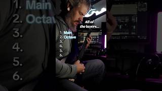 Stacking those harmonies! ##metal #guitar #metalguitar #harmonies