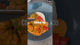 Schnelles leckeres Hähnchen Reis Gericht 😋 #chicken #rice #foodtok #cooking #easyrecipes