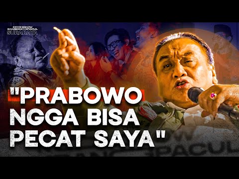 "Prabowo Ngga Bisa Pecat Saya" Bambang Pacul