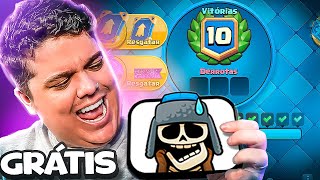 INVICTO! COMO GANHAR O NOVO EMOTE COM O MELHOR DECK NO DESAFIO
