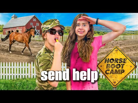 We Were Sent To The WORLDS TOUGHEST HORSE CAMP! *Worst Day Ever*