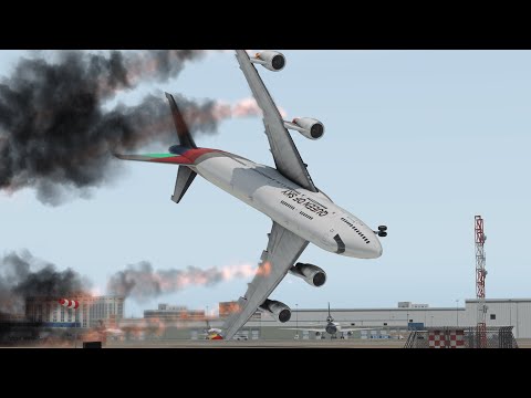 B747 Pilot Handles Severe Crosswind Landing with Precision | XP11