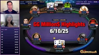 GGMillion$ Final Table: Jans Arends Wins 4th Title | Jeff Gross & Xuan Liu Commentary | GGPoker