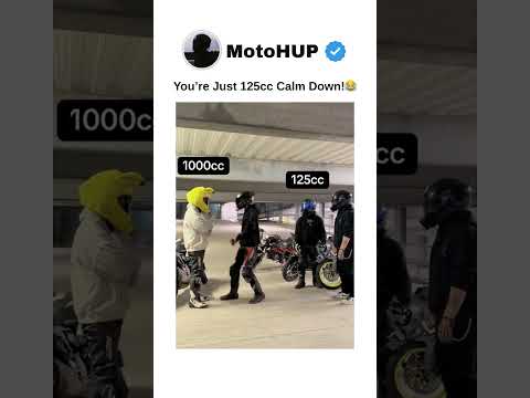 Remember You’re 125cc! 😂#motorcycle #motoshorts #bikers #motolife #shorts #biker #riders #moto
