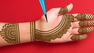 New Stylish Mehndi Design 2025 | Perfect for Karwa Chauth,raksha Bandhan & Teej Look new 