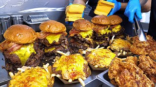 치즈버거 끝판왕! 미국인도 인정하는 역대급 퀄리티 치즈버거 BEST 5 / Top 5 Original American Cheeseburgers / korean street food