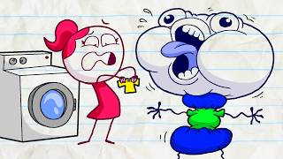 Eat, Shrink, And Be Merry | Pencilmation Cartoons!