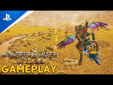 MONSTER HUNTER WILDS Gameplay Demo 1 HOUR 4K