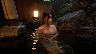 【温泉女子】群馬県渋川市にある伊香保温泉の貸切露天風呂②にお邪魔しました｜Japanese hot springs｜일본의 온천｜जापानी हॉट स्प्रिंग्स