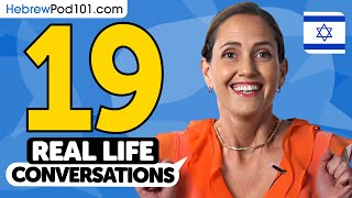 19 Daily Hebrew Conversations - Learn Basic Hebrew Phrases