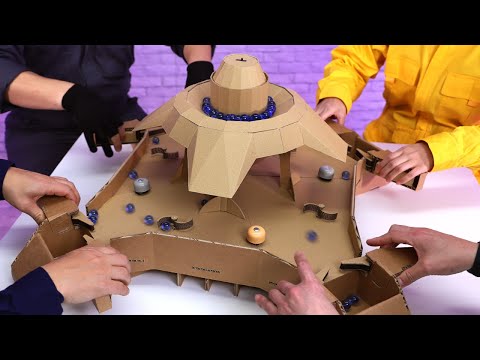 超！エキサイティン！！ダンボールでバトルドームつくってみた｜Making BATTLE DOME out of Cardboard