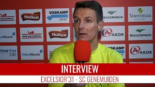 Screenshot van video Kevin Reimink: "4-0 op de kloten is niet lekker" | Excelsior'31 - SC Genemuiden