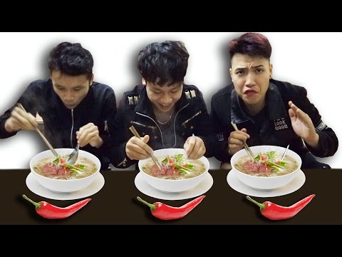 NTN - Thử Thách Ăn Phở Với Ớt (Eating Noodle With Chili Challenge)