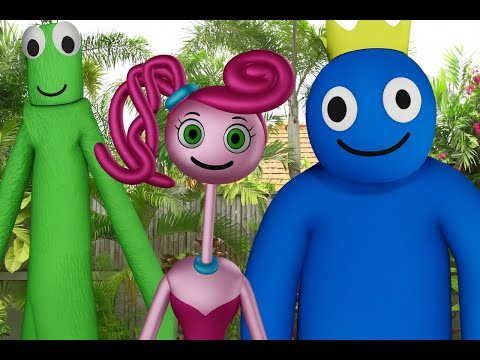 ¡Mamá Pierna Largas y RAINBOW FRIENDS en la vida real