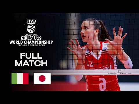 Italy vs. Japan - Pool D (SRB) | Girls