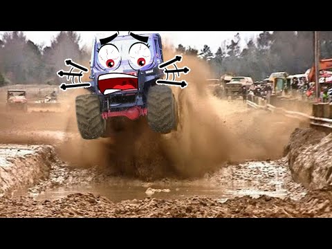 Truck Overcomes Muddy Obstacles | Extrem off road 8X8 Truck Tatra | Woa Doodles