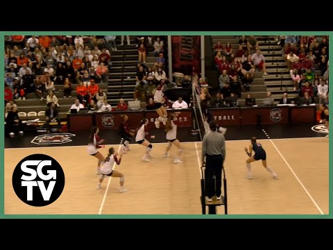 Gamecock Volleyball picks up senior night win over the Auburn Tigers. | Oct. 27, 2024