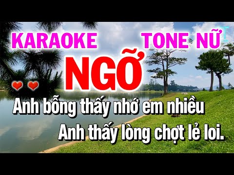 Ngỡ Tone Nữ Karaoke Nhạc Sống beat Chuẩn – Kênh Làng Hoa