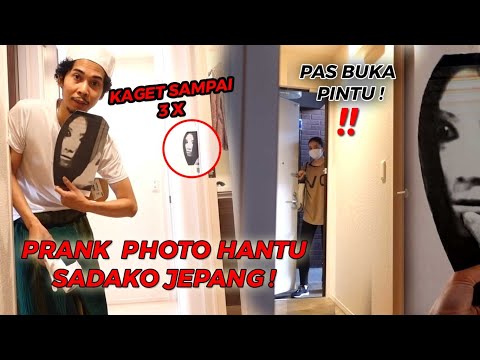 PRANK ISTRI PAKAI PHOTO HANTU SADAKO 👻 ! REAKSINYA BIKIN GW SALTO NGAKAK 🤣 !