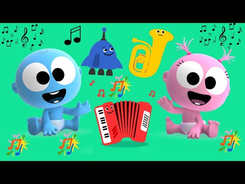 Googoo & Gaagaa | Musical Adventures & Vehicles for Kids | Exploring Music Sounds | Accordion & More
