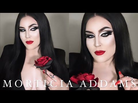 MORTICIA ADDAMS MAKEUP