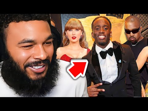 ClarenceNyc Reacts To Kai Cenat Meeting KANYE  WEST At The Grammys..