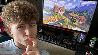 touring my uni flats minecraft realm before it gets deleted xx