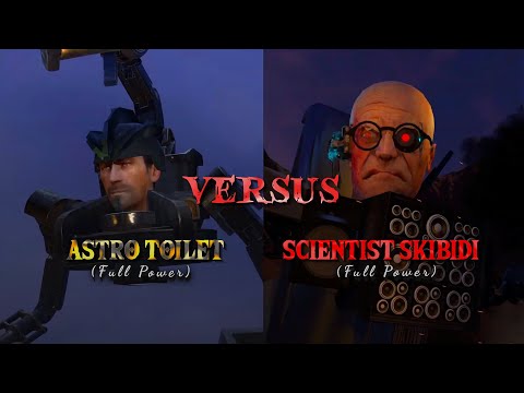 Scientist Skibidi Toilet Vs Astro Toilets #skibiditoilet #cameraman #viral