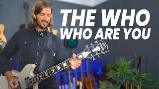 Play "Who Are You" by The Who with EASY CHORDS - E, A and D!