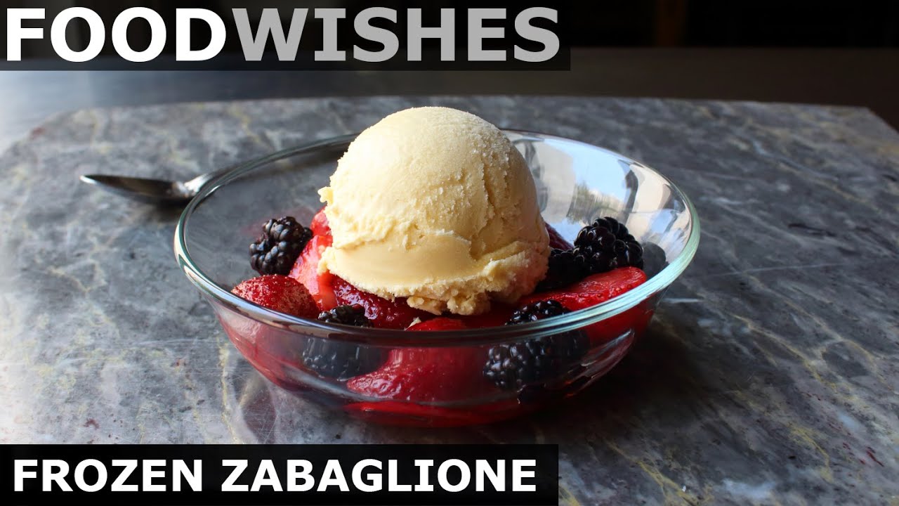Frozen Zabaglione - Frozen Italian Custard