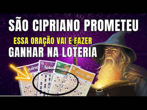 SÃO CIPRIANO PROMETEU - TENHA FÉ NESSA ORAÇÃO QUE TE FAÇO GANHAR NA LOTERIA.