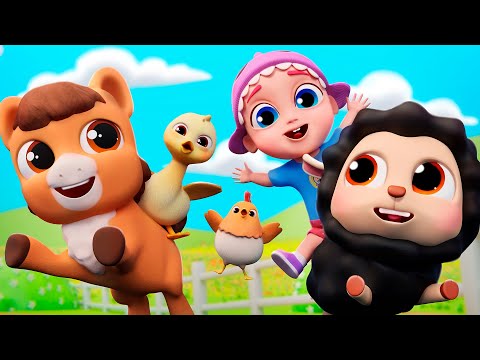 Old MacDonald Had A Farm | Funny Animals | Funny Bunny - Kids Songs