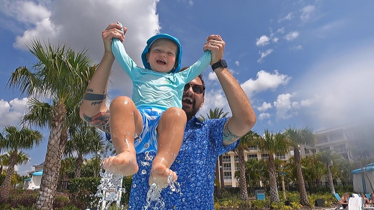 Margaritaville Orlando Staycation Day 2! Exploring The Lobby, Pool Day With Cabana & Ford's Garage The Tim Tracker