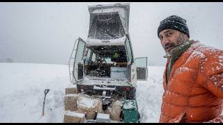 STRANDED!  Camping and Rescuing everyone after BLIZZARD