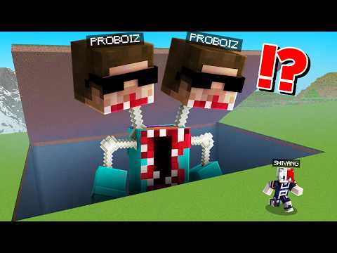 I FOUND BURIED SCARY @ProBoiz95 IN MINECRAFT !! 😱