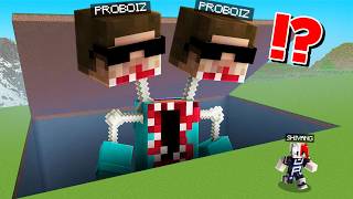 I FOUND BURIED SCARY @ProBoiz95 IN MINECRAFT !! 😱