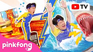 [Full Episodes] ⚡Sammy's Rescue Mission | Floor Is Lava + More | Pinkfong Official