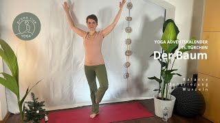 15 Türchen Yoga Adventskalender: Der Baum - Prana Rise Yoga mit Melanie Müller